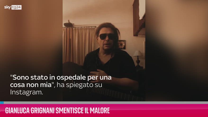 VIDEO Gianluca Grignani smentisce il malore