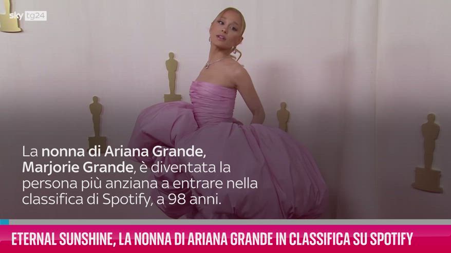 VIDEO Eternal Sunshine, la nonna di Ariana Grande su Spotify