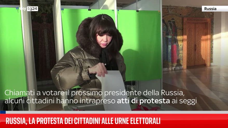 Elezioni in Russia, atti di protesta alle urne