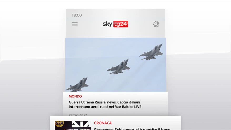 I titoli di Sky TG24 del 29 marzo, edizione delle 19