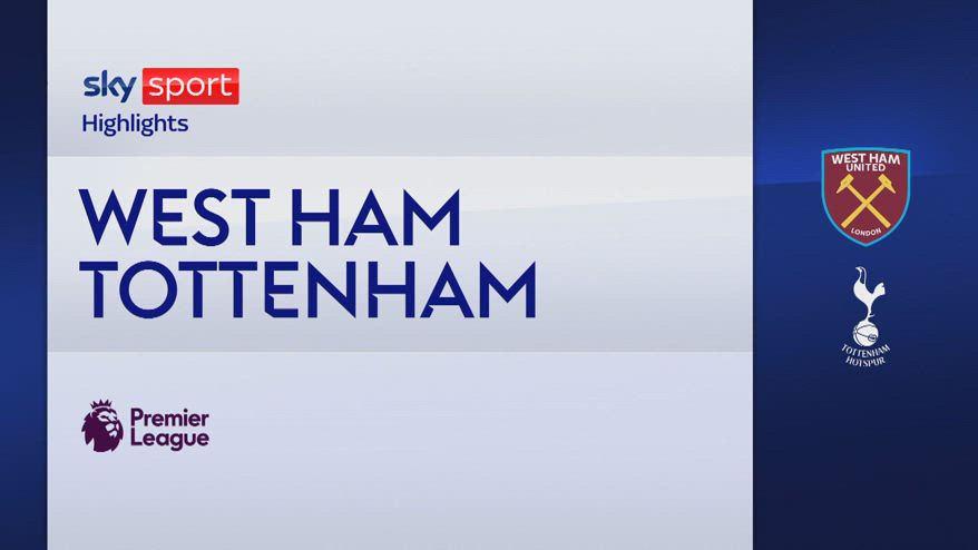 West Ham-Tottenham 1-1: gol e highlights