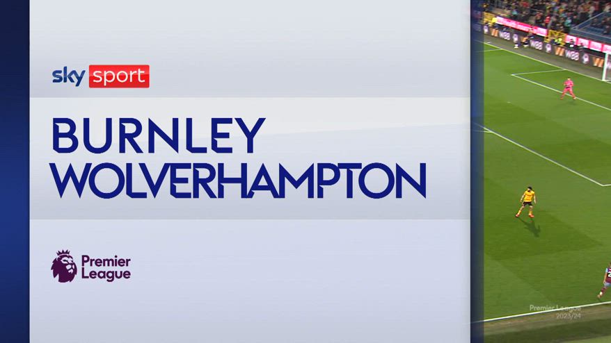 Burnley-Wolverampthon 1-1: gol e highlights