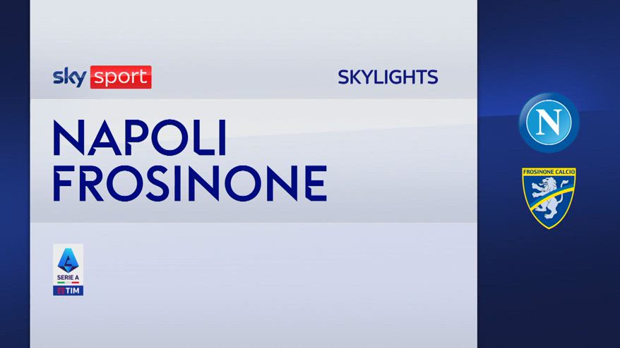 Napoli-Frosinone 2-2: gol e highlights