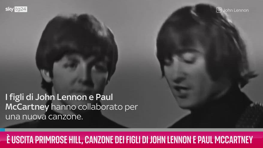 VIDEO Primrose Hill, canzone dei figli di Lennon e McCartney