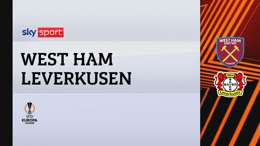 West Ham-Bayer Leverkusen 1-1: gol e highlights