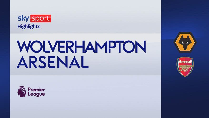 Wolverhampton-Arsenal 0-2: gol e highlights