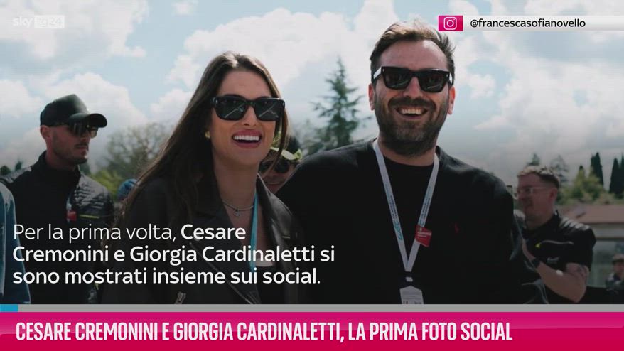 VIDEO Cremonini e Cardinaletti, la prima foto sui social