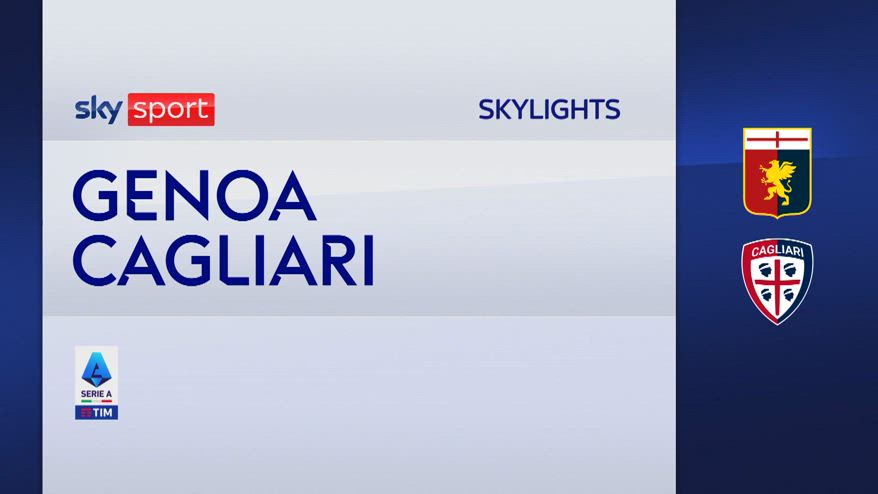 Genoa-Cagliari 3-0: gol e highlights