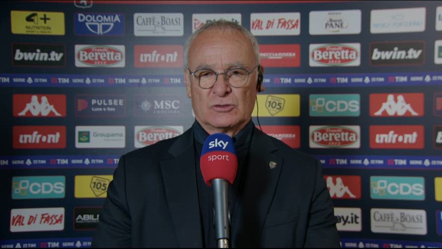 Ranieri: “Complimenti al Genoa, noi ora testa al Lecce”