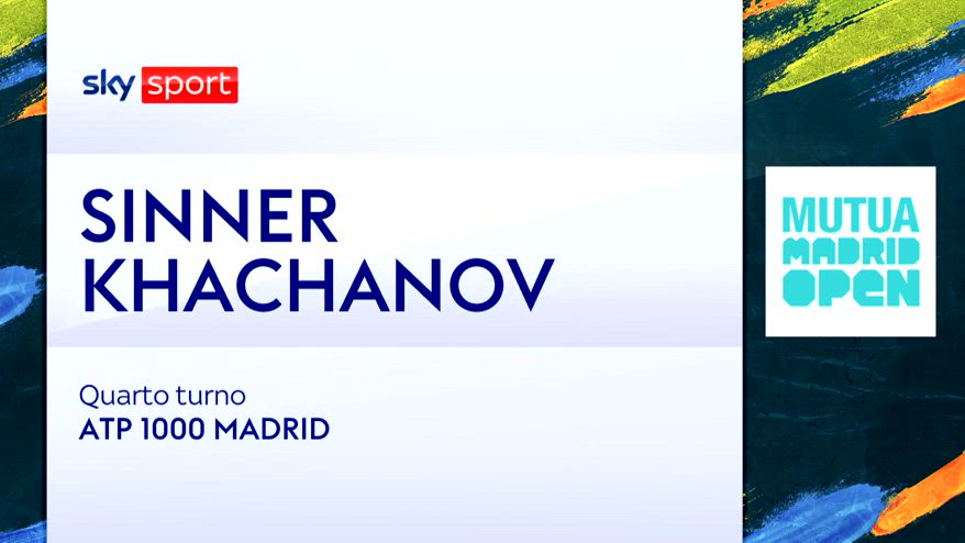 Atp Madrid, Sinner-Khachanov 5-7, 6-3, 6-3: gli highlights