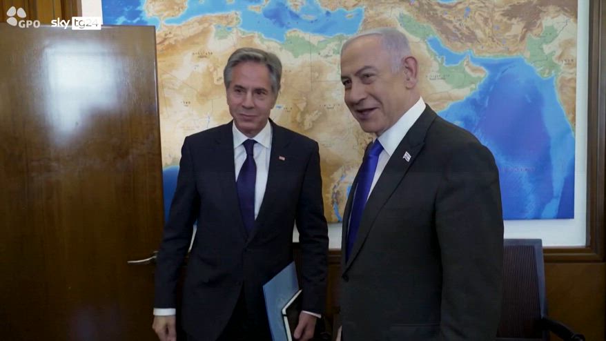 Guerra in Medioriente, faccia a faccia Netanyahu - Blinken