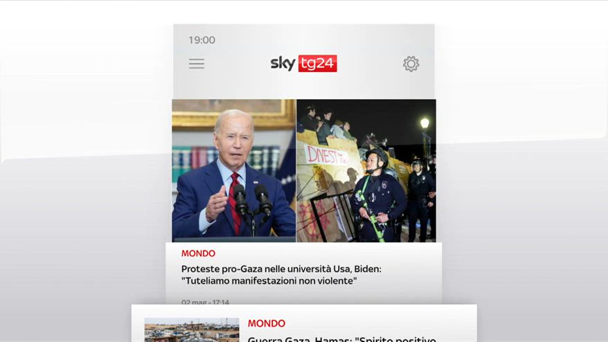 I titoli di Sky TG24 del 2 maggio 2024 - edizione h19