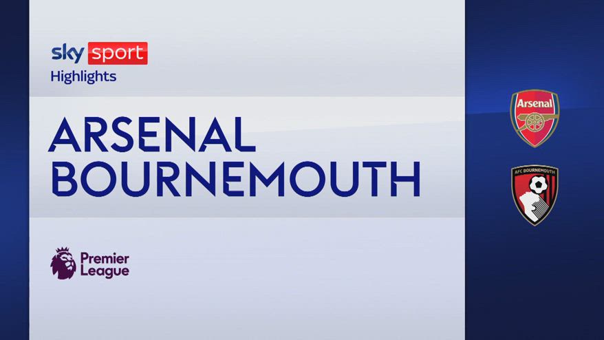 Arsenal-Bournemouth 3-0: gol e highlights