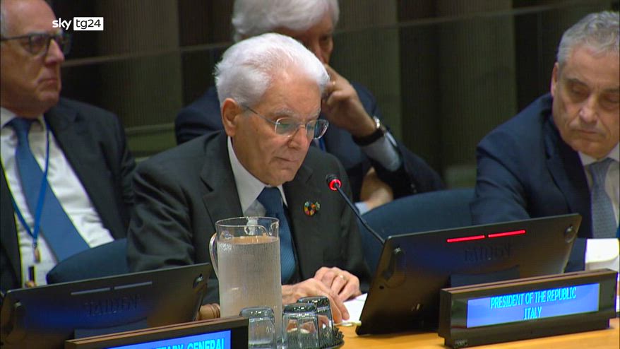 Mattarella all'ONU: pace e sviluppo hanno destini incrociati