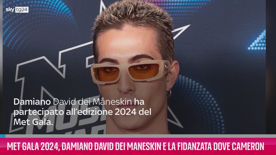 VIDEO Met Gala 24, Dove Cameron e Damiano Maneskin insieme