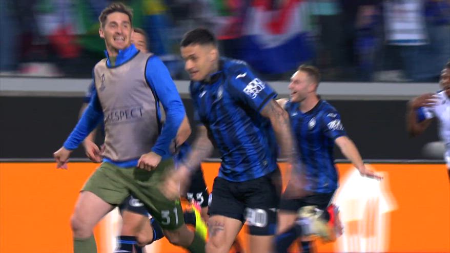 L'Atalanta è in finale: la festa al Gewiss Stadium