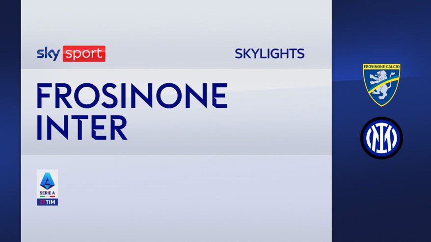 Frosinone-Inter 0-5: gol e highlights