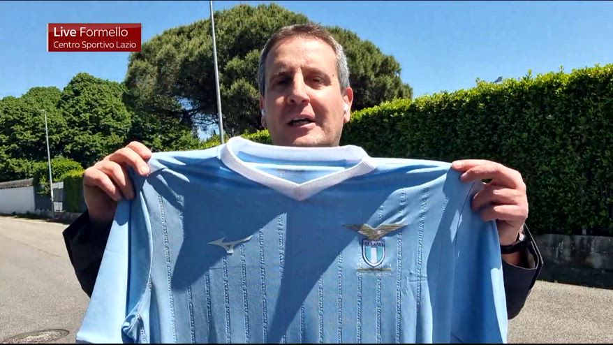 Lazio, maglia speciale per lo scudetto '74 contro l'Empoli