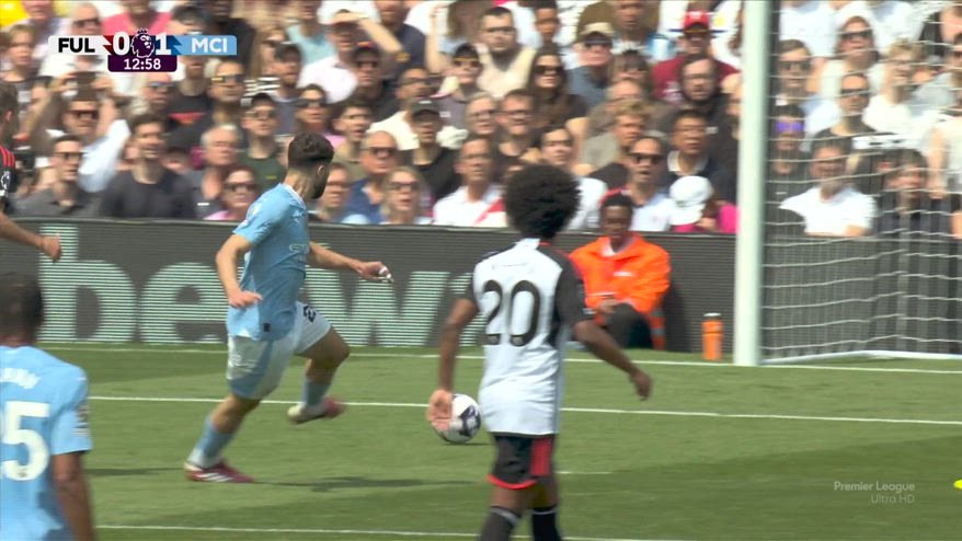 Fulham-City 0-4, il gol del vantaggio di Gvardiol