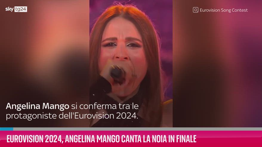 Eurovision 2024 Angelina Mango canta La Noia in finale VIDEO  