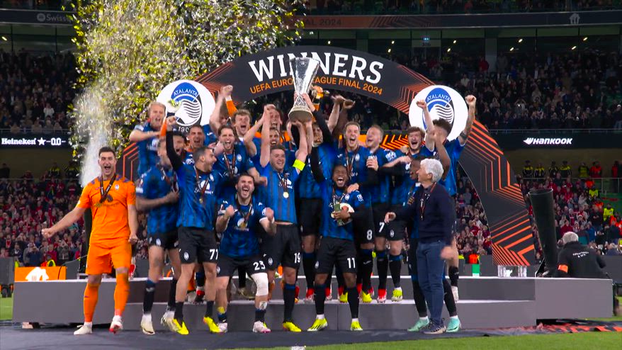 L'Atalanta vince l'Europa League: il video della premiazione