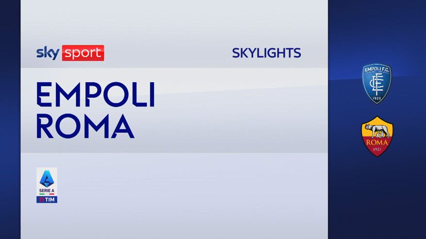 Empoli-Roma 2-1: gol e highlights