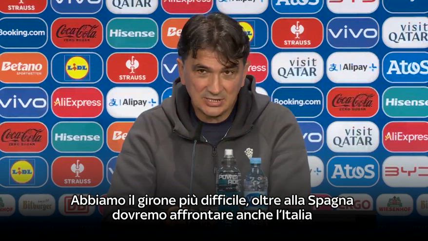 Croazia, Dalic: "Girone duro. Spagna? Proveremo a vincere"