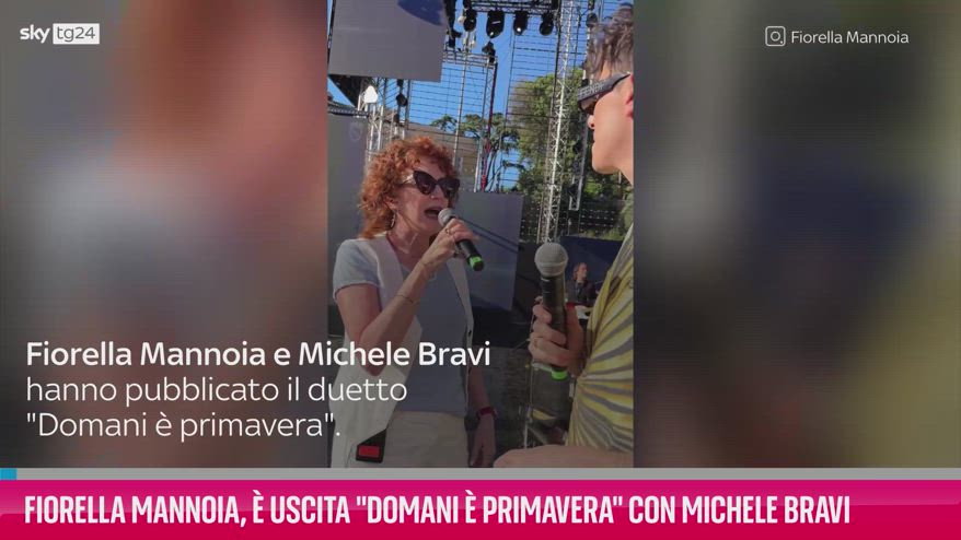 VIDEO Fiorella Mannoia, uscito il singolo con Michele Bravi | Video Sky