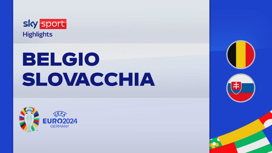 Belgio-Slovacchia 0-1: gol e highlights