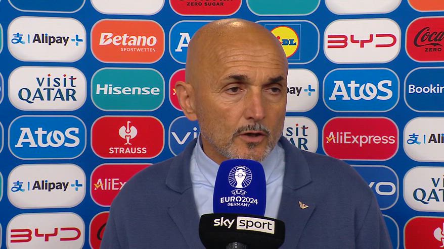 Spalletti: "Spagna brillante. Mollare mai, siamo italiani"