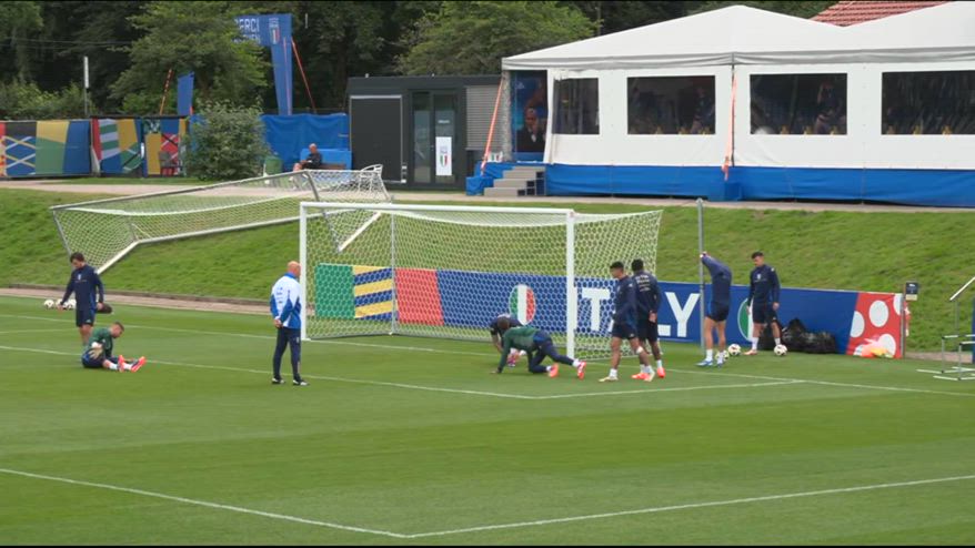 Italia in campo: primo allenamento dopo la Spagna