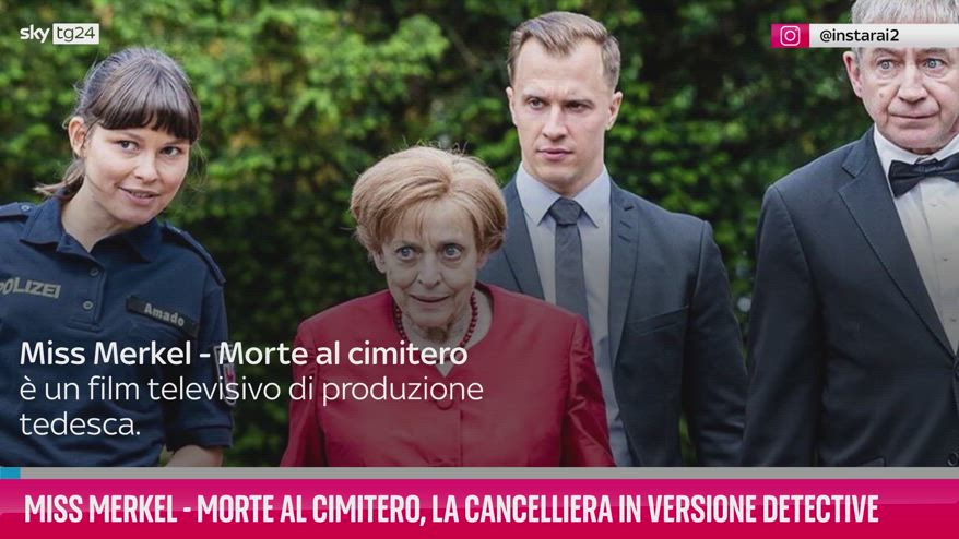 VIDEO Miss Merkel - Morte al cimitero, chi è l'attrice