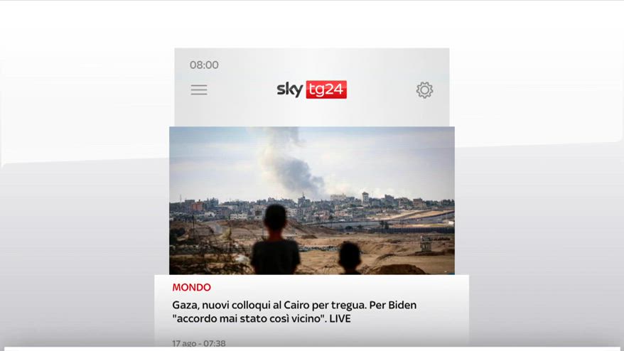 I titoli di Sky TG24 del 17 agosto 2024, edizione ore 8