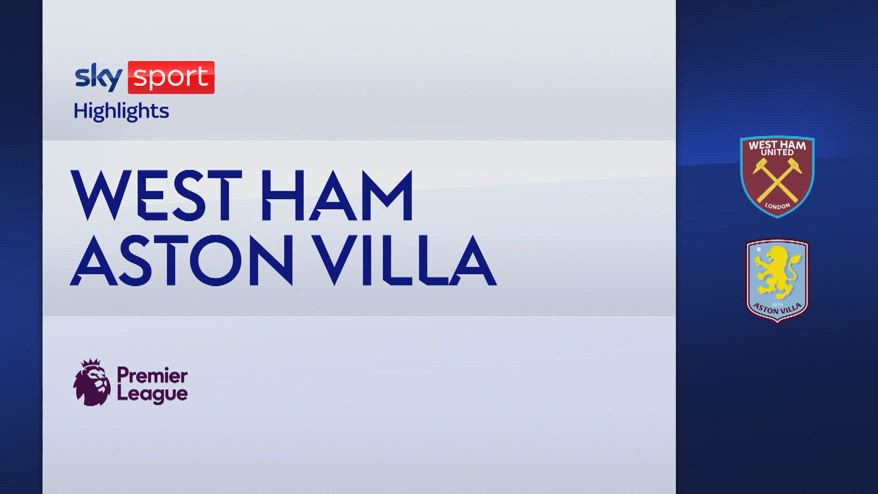 West Ham-Aston Villa 1-2: gol e highlights
