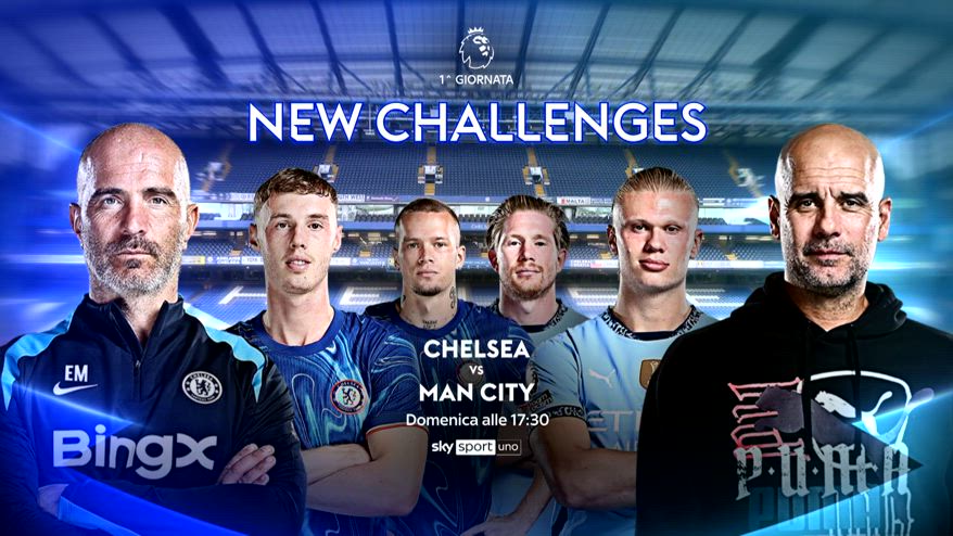 Chelsea-Manchester City, in diretta questa domenica su Sky!