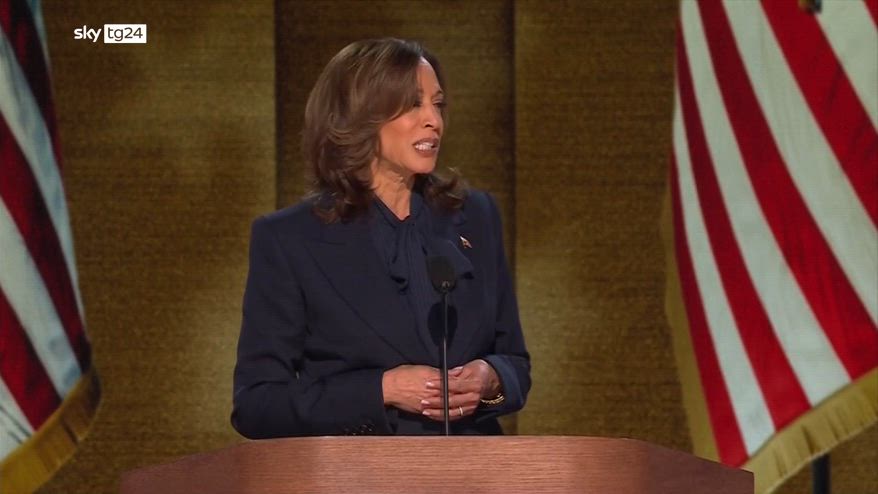 Harris accetta la nomination democratica