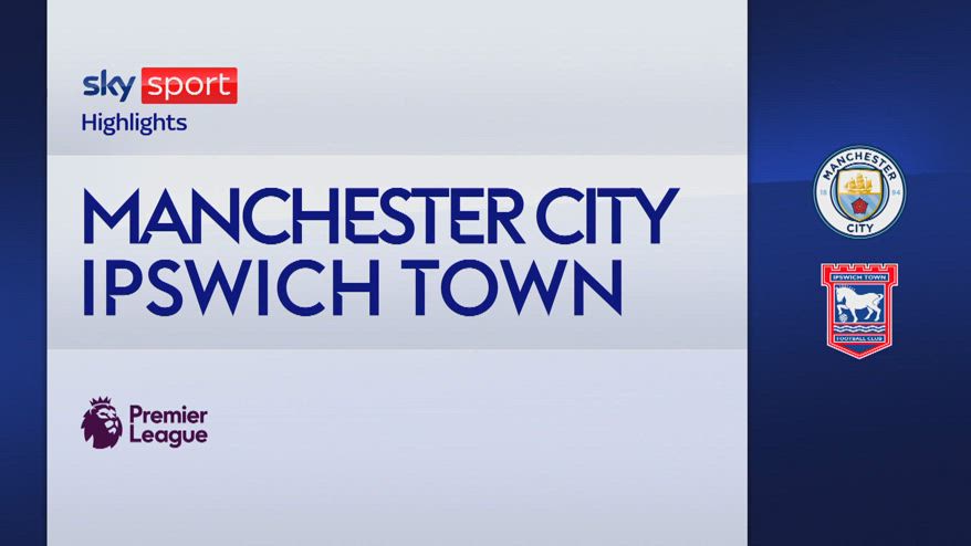 Manchetser City-Ipswich 4-1: gol e highlights