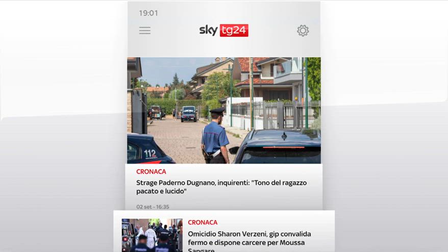 I titoli di Sky TG24 del 2 settembre 2024, edizione ore 19