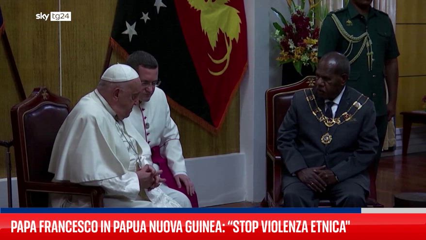 Papa Francesco in Papua Nuova Guinea: “Stop violenza etnica”