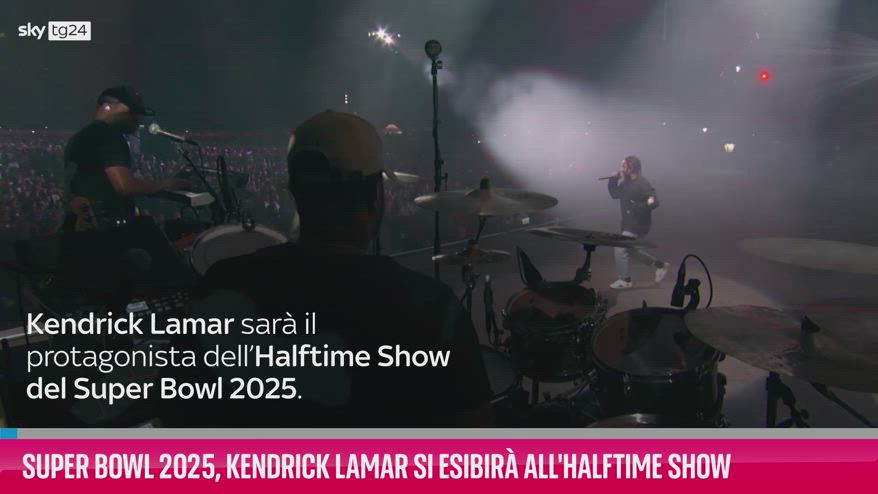 VIDEO Super Bowl 2025, Kendrick Lamar all'Halftime Show