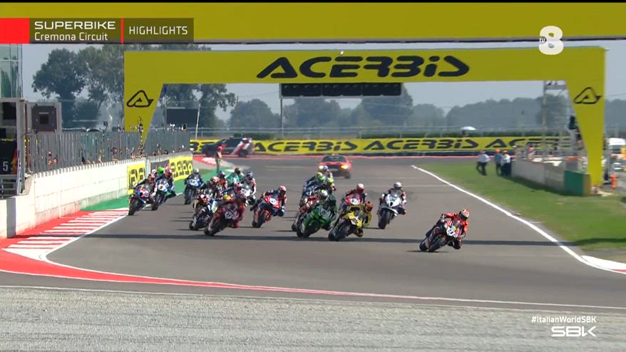 Highlights Superbike Gara 2 - Round Acerbis d'Italia