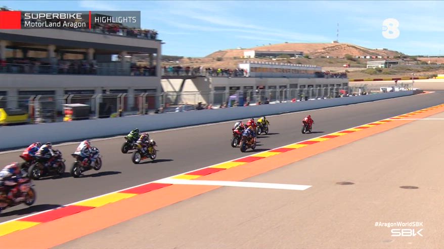 Highlights Superbike Gara 1 - Round Tissot d'Aragon