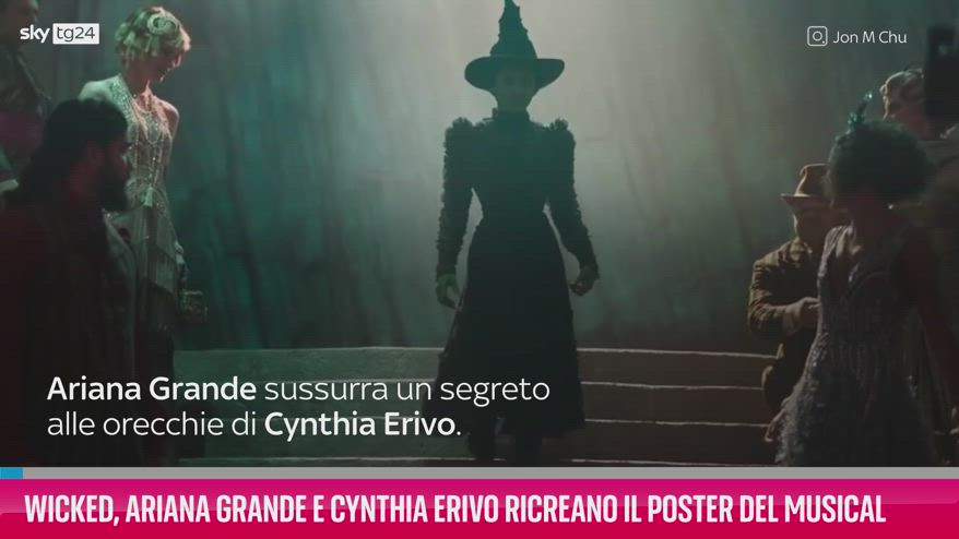 VIDEO Wicked, nuovo poster con Ariana Grande e Cynthia Erivo