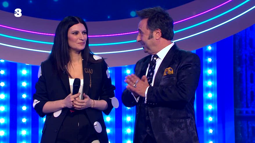 GialappaShow - Laura Pausini incontra i Cin Cin