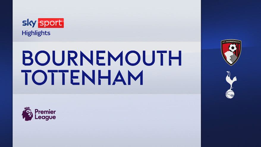 Bournemouth-Tottenham 1-0: gol e highlights