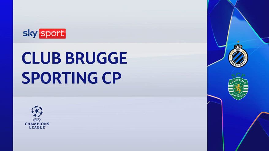 Bruges-Sporting 2-1: gol e highlights