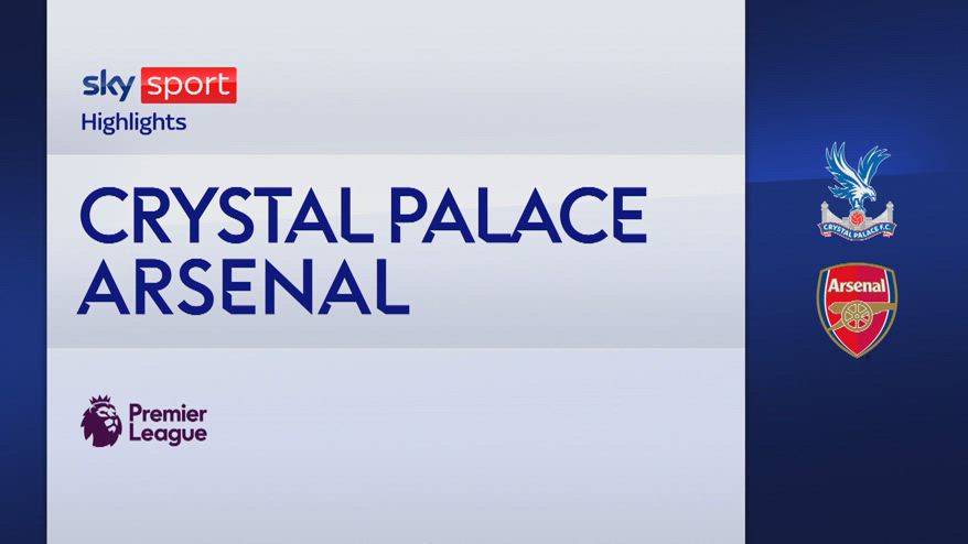 Crystal Palace-Arsenal 1-5: gol e highlights