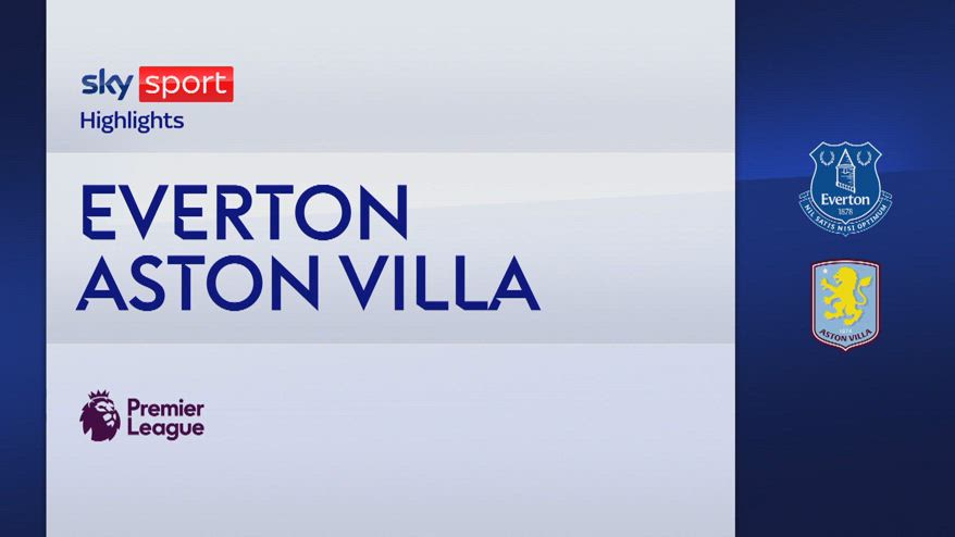 Everton-Aston Villa 0-1: gol e highlights