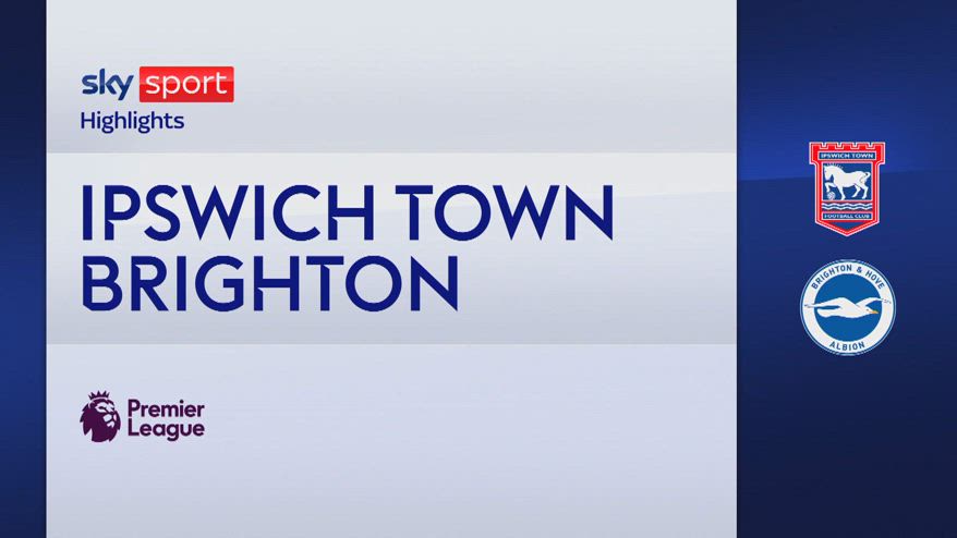 Ipswich-Brighton 0-2: gol e highlights