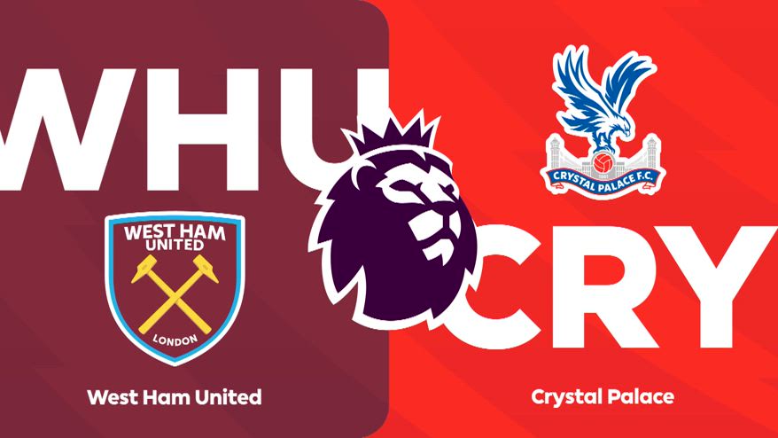 West Ham-Crystal Palace 0-2: gol e highlights